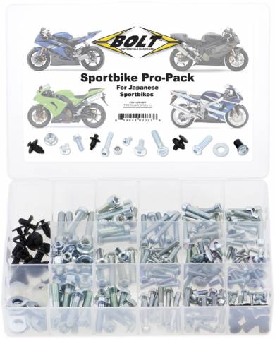 BOLT Sport Bike Pro Pack Kit 2006-SBPP – 250+ Premium Hardware Components