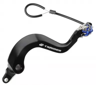 Main image of item: ZETA TRIGGER BRAKE PEDAL BLUE HUSQ