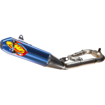 FMF FACTORY 4.1 RCT TITANIUM ANODIZED FULL SYSTEM W/ CARBON END CAP YZ250F '19-26