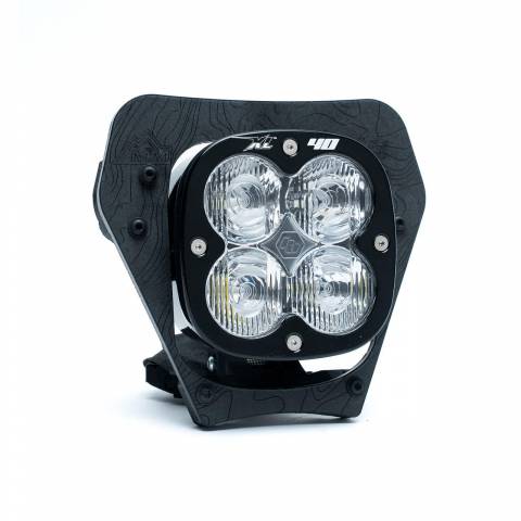 KTM 150-300XC-W / 300-500XW-F '24-26 - BAJA DESIGNS XL40 (D/C) LED Headlight Kit w/ Dimmer