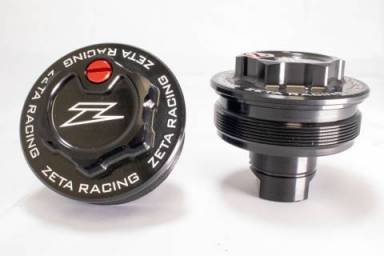 Main image of item: ZETA FRONT FORK TOP CAP BLACK CRF250L '12-20 / CRF300L '21-25