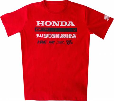 D-COR Honda Factory2 Tee Red XL - Durable Performance T-Shirt