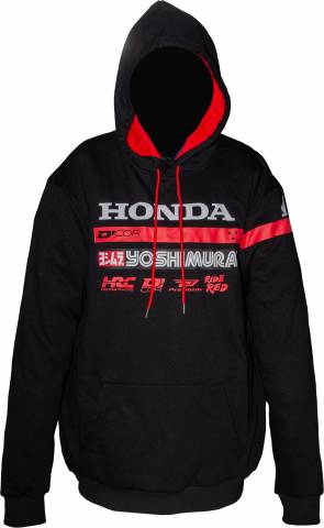 D-COR Honda Factory2 Sweatshirt Black XL - Comfortable Warmth and Durable Quality