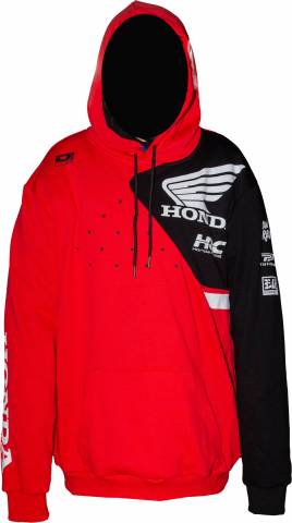 D-COR Honda Team2 Sweatshirt Red MD - Comfortable and Durable Apparel