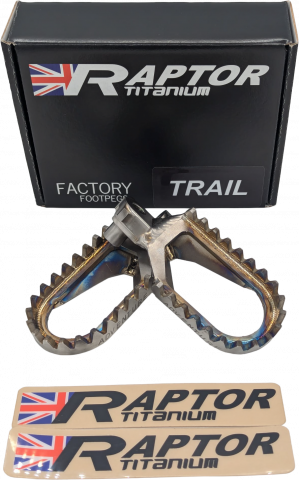 RAPTOR Titanium Foot Pegs - Yamaha Tenere - XTZ700'20-26 - ADV003