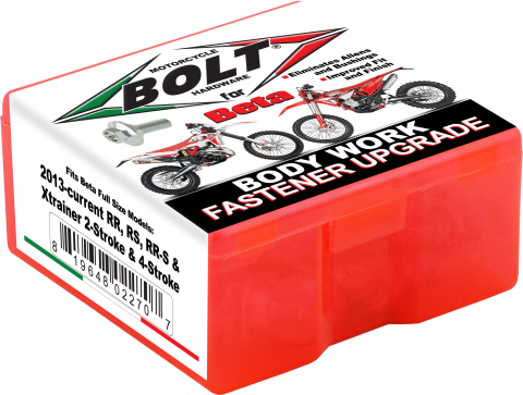 BOLT Full Plastic Fastener Kit for Beta RR/RR S/RS/XTrainer - Part BET-1300124