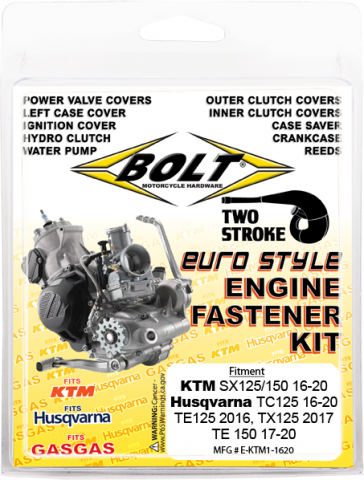 BOLT Engine Fastener Kit Husqvarna/KTM E-KTM1-1620 for Two- & Four-Stroke Engines