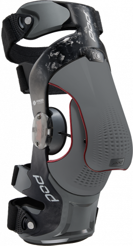 POD K8 3.0 Knee Brace Carbon Right - Lightweight Carbon/Graphite Support