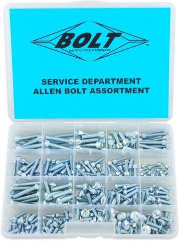 BOLT SVCALLEN Allen Bolt Kit with 352 Pieces for Hardware Organization