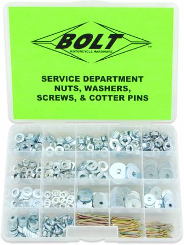 BOLT Service Department Assortment Kit SVCNWSC with 410 Pieces