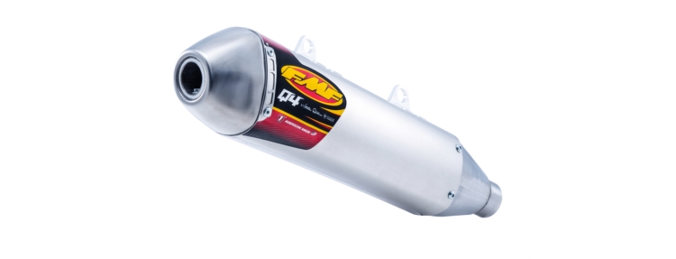 FMF Q4 Hex Spark Arrestor Slip-On - KTM 500 | 045442-BXTW
