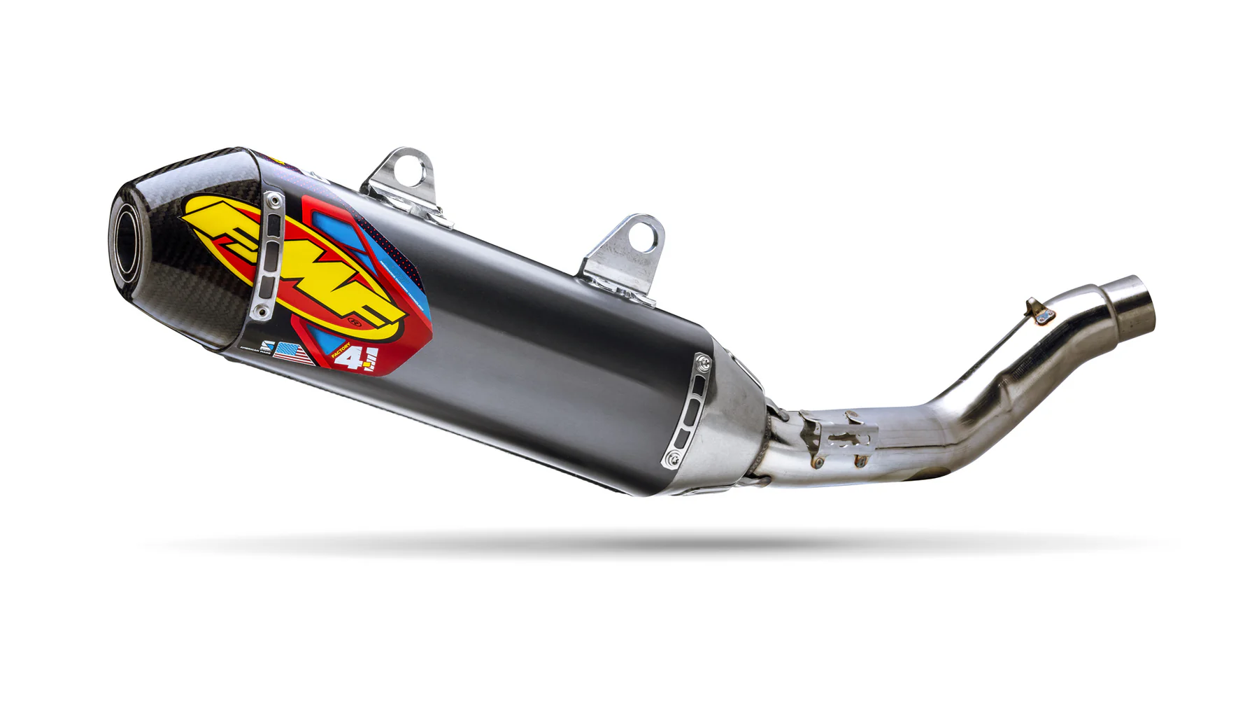 CRF250 マフラー　FMF FMF FACTORY 4.1 RCT STAINLESS SL (SLIP-ON) W/ CARBON CAP