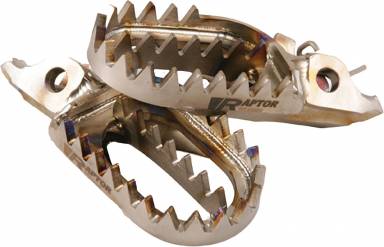 Main image of item: RAPTOR TITANIUM FOOT PEGS - CRF