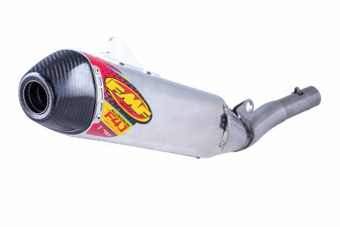 FACTORY 4.1 RCT STAINLESS SL (SLIP-ON) W/ CARBON END CAP (042374) KX250F 17-20