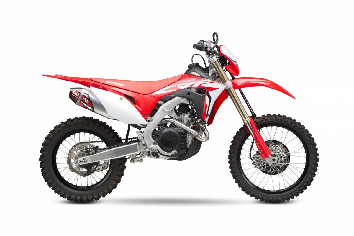 CRF450X '19-26 YOSHIMURA EXHAUST HONDA RS-4 FS SS-AL-CF IN