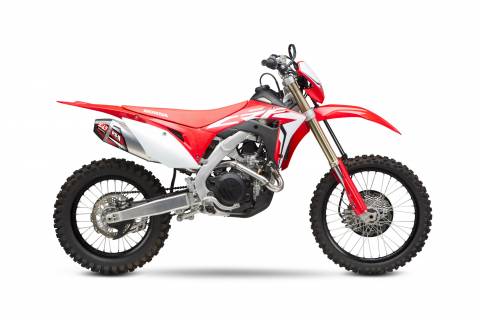 YOSHIMURA EXHAUST HONDA CRF450X '19-25 RS-4 FS SS-AL-CF - IN STOCK