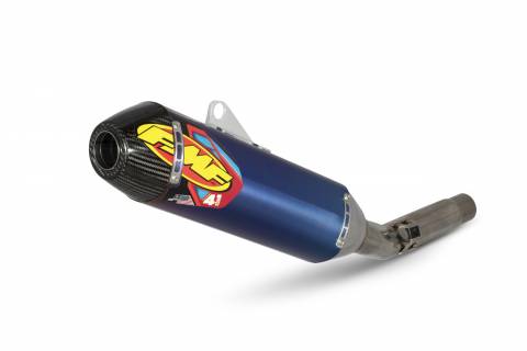 FMF FACTORY 4.1 RCT TITANIUM ANODIZED SL (Slip-On) W/ CARBON CAP (045629) KTM / HUSKY 350/450 '19-22