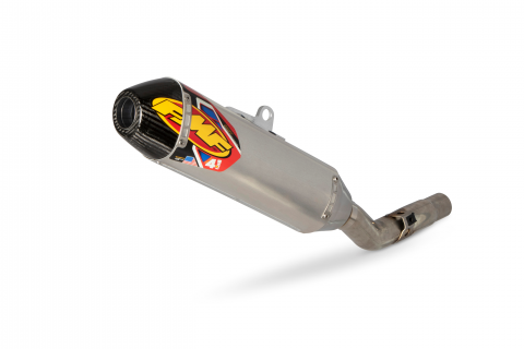 FMF FACTORY 4.1 RCT STAINLESS SL (SLIP-ON) W/ CARBON END CAP (045628) KTM /HUSKY '19-22