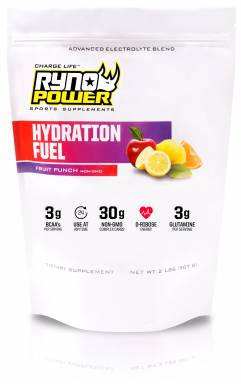 Main image of item: Ryno Power Fruit Punch Hydration Fuel 2lb (20 Serv)