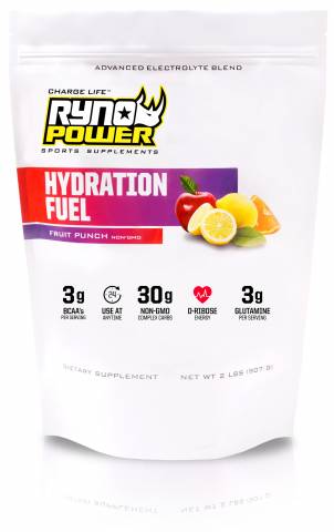Ryno Power Fruit Punch Hydration Fuel 2lb (20 Serv)