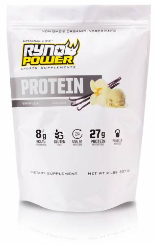 Ryno Power Vanilla Protein Powder 2lb  (20 Serv)
