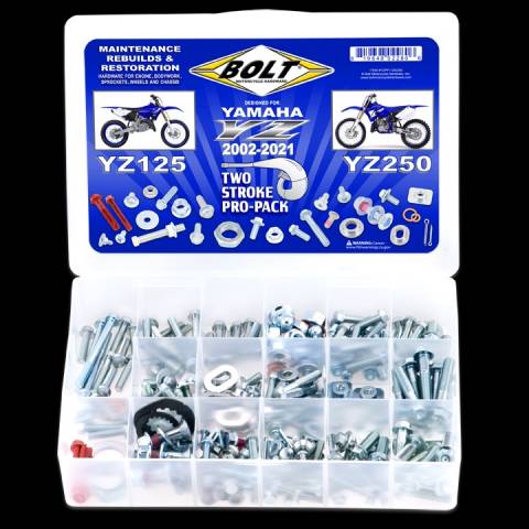 BOLT HARDWARE PRO-PACK KIT: YAMAHA YZ125/250 '02-21