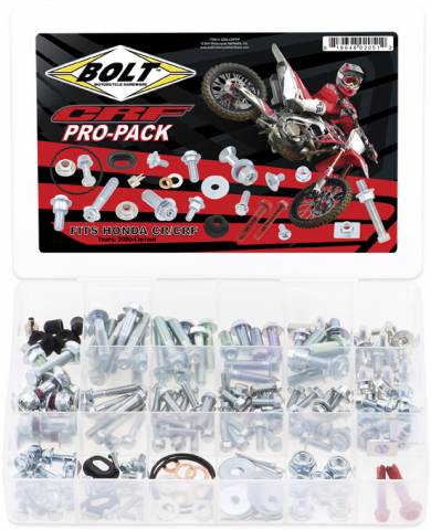 BOLT HARDWARE PRO-PACK KIT: HONDA CR/CRF '00-25