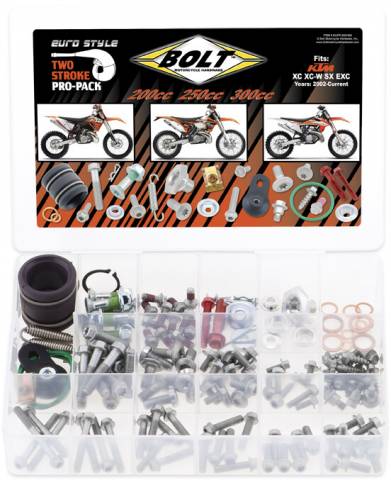 BOLT HARDWARE PRO-PACK KIT: KTM200/250/300 '02-25