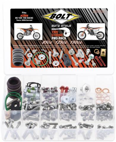 BOLT HARDWARE PRO-PACK KIT: KTM85/125/150SX '02-25
