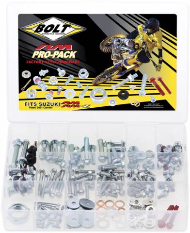 BOLT HARDWARE PRO-PACK KIT: SUZUKI RM/RMZ '01-25