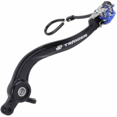 Main image of item: ZETA TRIGGER BRAKE PEDAL BLUE YAM YZ450F/WR450F
