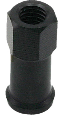 DRC RIM LOCK NUTS BLACK 2/PK
