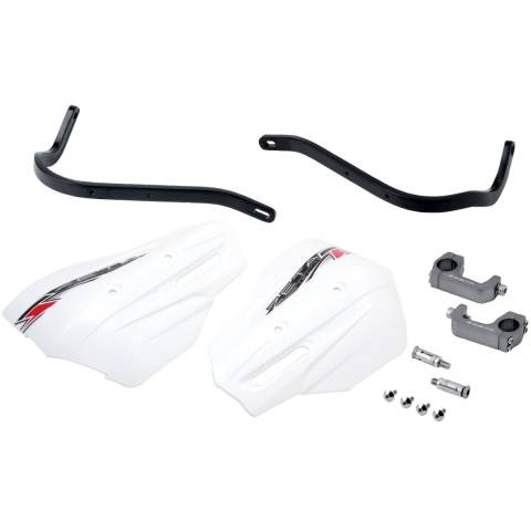 ZETA ARMOR HANDGUARD XC PRO KIT 28.6MM BAR U-CLAMP BLACK/WHITE
