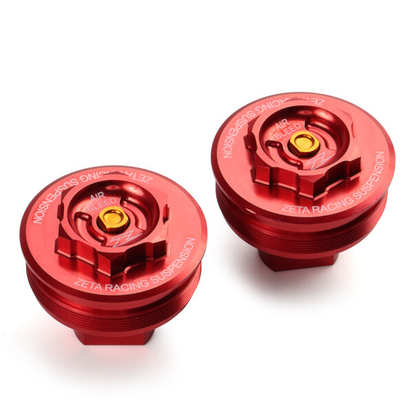 ZETA FRONT FORK TOP CAP RED CRF250L '12-20 / CRF300L '21-25