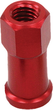 DRC RIM LOCK NUTS RED 2/PK