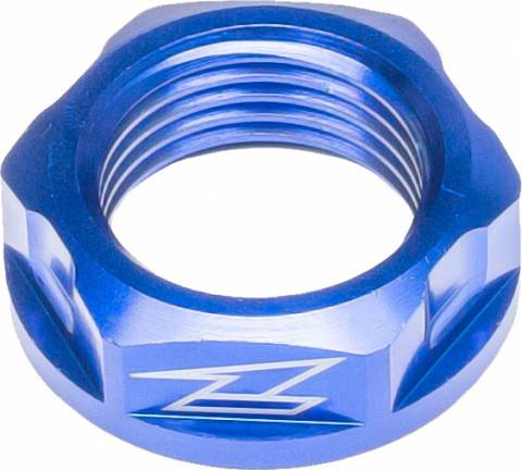 DRC AXLE NUT M22X32-P1.5 H12L BLUE