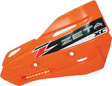 Main image of item: ZETA ARMOR-GUARD XC PROTECTOR W/FLASHER ORANGE