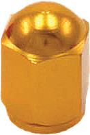 DRC AIR VALVE CAPS GOLD 2/PK