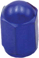 DRC AIR VALVE CAPS BLUE 2/PK