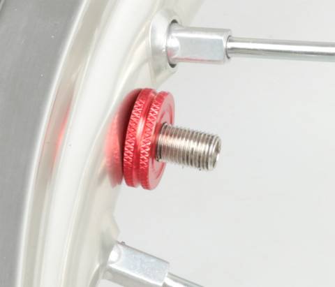 DRC AIR VALVE BIG NUT RED