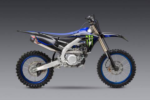 YOSHIMURA YZ450F '20-22 RS-12 STAINLESS FULL EXHAUST, W/ ALUMINUM MUFFLER