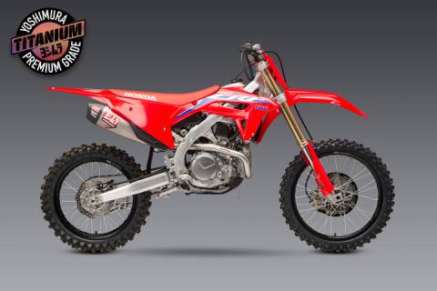 YOSHIMURA RS-12 TITANIUM FULL EXHAUST, W/ TITANIUM MUFFLER CRF450R/RX '21-24