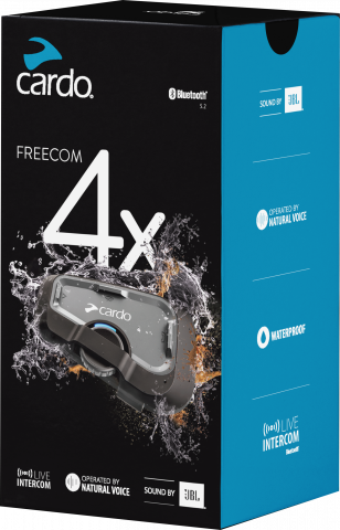 CARDO FREECOM 4X BLUETOOTH HEADSET SINGLE