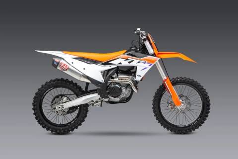 KTM250/350SX-F / HUSQVARNA FC250/350 '23-25 YOSHIMURA RS-12 STAINLESS FULL EXHAUST, W/ ALUMINUM
