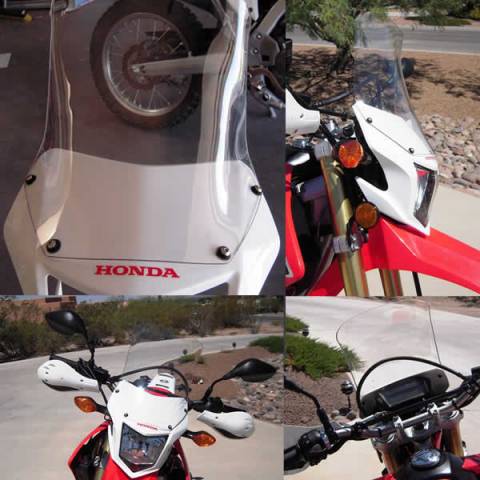 CRF250L'12-20 - BajaWorx Rallye Windscreen
