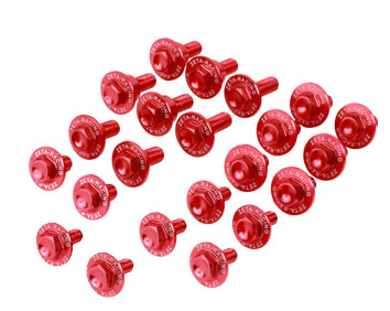 CRF250L Rally'17-20 - Zeta Plastics Aluminum Bolt Kit