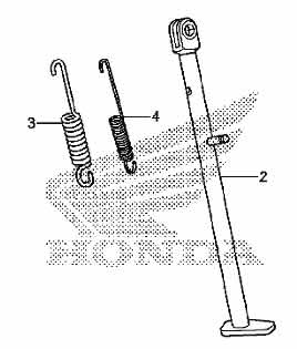 CRF250L'17-20- Kickstand Kit