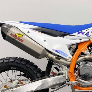 Main image of item: GRAVES KTM 500EXC-F / FE501 24-25 SLIP-ON TITANIUM MUFFLER