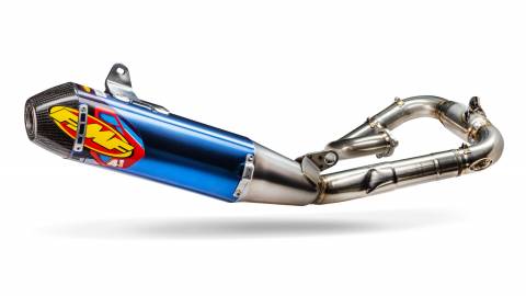 FACTORY 4.1 RCT TITANIUM ANODIZED FULL SYSTEM W/ CARBON END CAP 044478 YZ450F 23-25 - IN STOCK