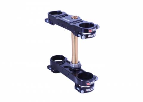 XTRIG ROCS TECH CLAMPS BLACK KTM / HUSKY 22MM '23-